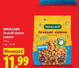 Lidl Orzeszki ziemne prażone solone Bakalland oferta