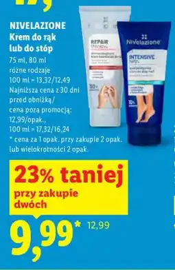 Lidl Krem do rąk Nivelazione Repair Therapy oferta