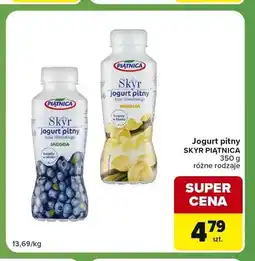 Carrefour Express Jogurt pitny Skyr Piątnica jagoda oferta
