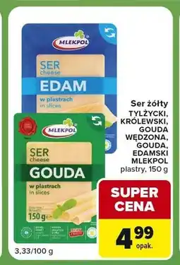 Carrefour Express Ser żółty Tylżycki Mlekpol plastry oferta