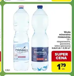 Carrefour Express Woda mineralna niegazowana Primavera oferta