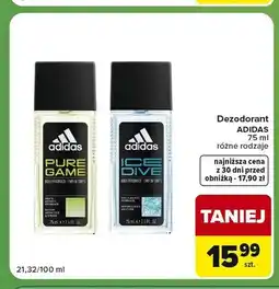 Carrefour Express Dezodorant Adidas Pure Game oferta