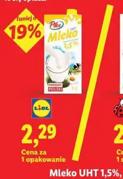 Lidl PILOS Mleko UHT 1,5% oferta
