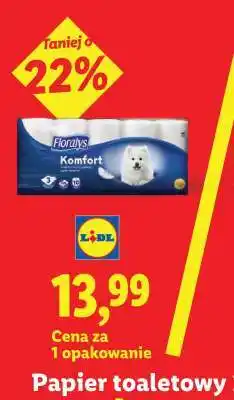Lidl Papier toaletowy Floralys Komfort oferta