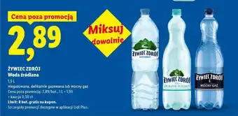 Lidl ŻYWIEC ZDRÓJ Woda źródlana oferta