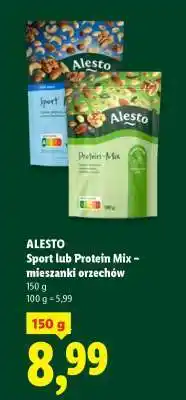 Lidl Alesto Sport lub Protein Mix – mieszanki orzechów oferta