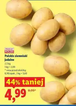 Lidl Polskie ziemniaki jadalne oferta