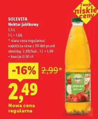 Lidl SOLEVITA Nektar jabłkowy oferta
