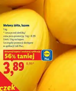 Lidl Melony żółte, luzem oferta