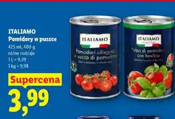 Lidl ITALIAMO Pomidory w puszce oferta
