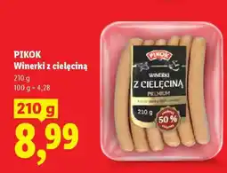 Lidl PIKOK Winerki z cielęciną oferta