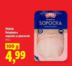 Lidl PIKOK Polędwica sopocka w plastrach oferta