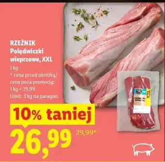 Lidl Rzeźnik Polędwiczki wieprzowe, XXL oferta