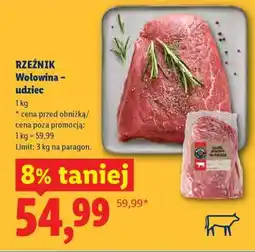 Lidl RZEŹNIK Wołowina – udziec oferta