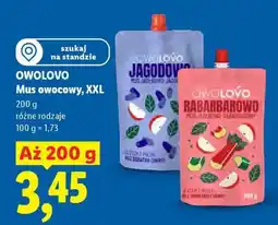 Lidl OWOLOVO Mus owocowy XXL oferta