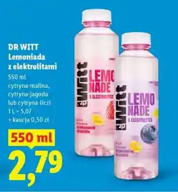 Lidl DR WITT Lemoniada z elektrolitami oferta