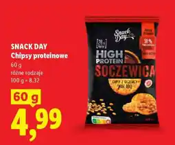 Lidl SNACK DAY Chipsy Proteinowe oferta
