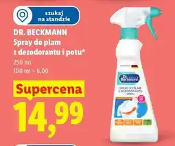 Lidl Dr. Beckmann Spray do plam z dezodorantu i potu oferta