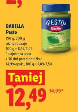Lidl BARILLA Pesto oferta