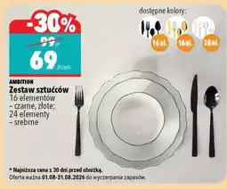Biedronka Zestaw sztućców oferta