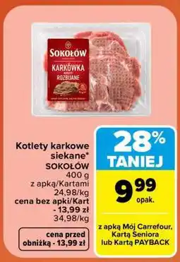 Carrefour Kotlety karkowe siekane oferta