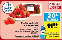 Carrefour Polskie truskawki oferta