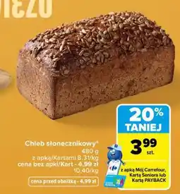 Carrefour Chleb słonecznikowy oferta
