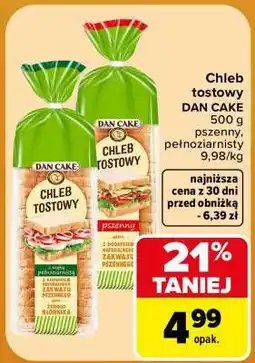 Carrefour Chleb tostowy DAN CAKE oferta