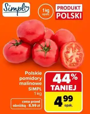 Carrefour Polskie pomidory malinowe oferta