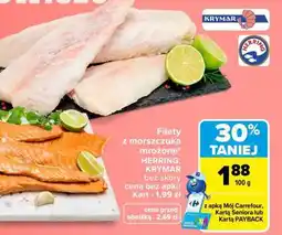 Carrefour Filety z morszczuka mrożone oferta