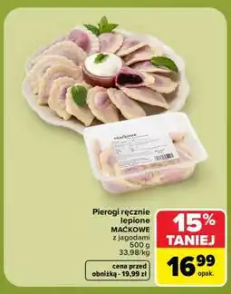 Carrefour Pierogi ręcznie lepione MAĆKOWE oferta