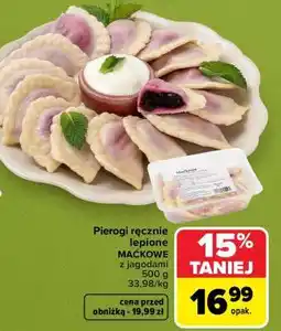 Carrefour Pierogi ręcznie lepione MAĆKOWE oferta