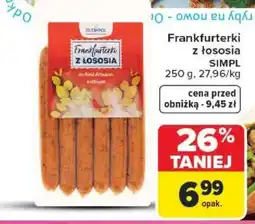 Carrefour Frankfurterki z łososia oferta