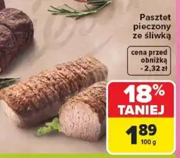Carrefour Pasztet pieczony ze śliwką oferta