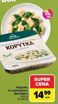 Carrefour Kopytka ze szpinakiem oferta