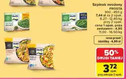 Carrefour Szpinak mrożony FROSTA oferta