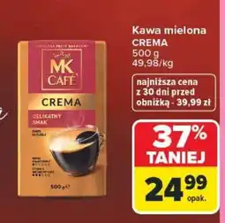 Carrefour Kawa mielona Crema oferta