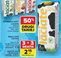 Carrefour Mleko UHT ŁACIATA oferta