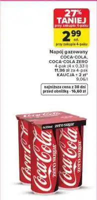 Carrefour Napoj gazowany COCA-COLA, COCA-COLA ZERO oferta