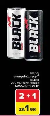 Carrefour Napój energetyzujący Black oferta