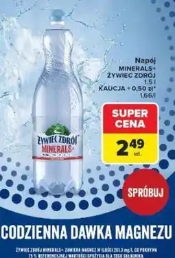 Carrefour Napój MINERALS ŻYWIEC ZDRÓJ oferta