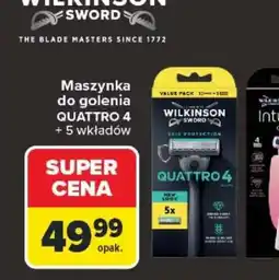 Carrefour Maszynka do golenia QUATTRO 4 + 5 wkładów oferta