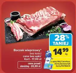 Carrefour Boczek wieprzowy oferta