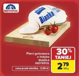 Carrefour Pierś gotowana z indyka oferta