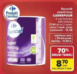 Carrefour Ręcznik papierowy Carrefour oferta