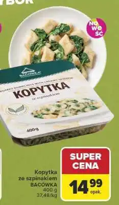 Carrefour Kopytka ze szpinakiem oferta