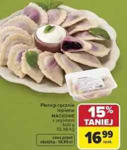 Carrefour Pierogi ręcznie lepione MAĆKOWE oferta