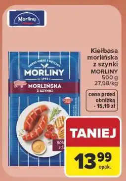 Carrefour Kiełbasa Morlińska z szynki oferta
