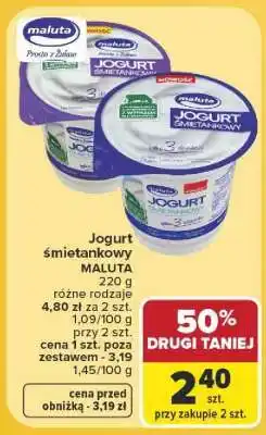 Carrefour Jogurt śmietankowy oferta