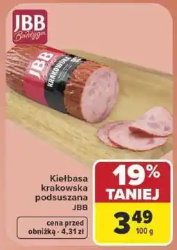 Carrefour Kiełbasa krakowska podsuszana oferta